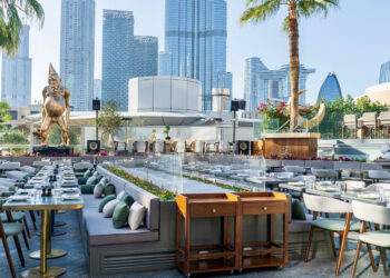 GÅL Restaurant, in the heart of Dubai with stunning views