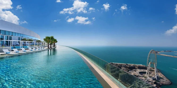 Million Dubai Address Beach Resort Infinity Pool Scaled Ultra-HDR Tandem OLED