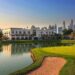 Address Montgomerie 18-hole championship golf course and clubhouse in Emirates Hills Dubai