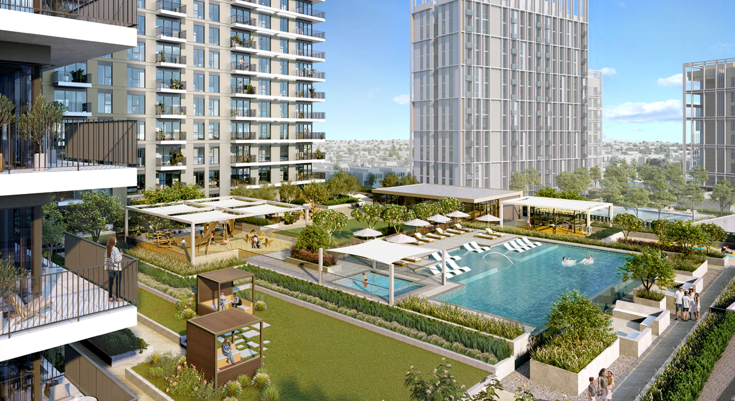 Modern Emaar Apartment Architecture in Dubai Hills Estate