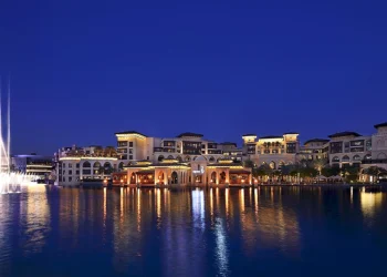 Million Dubai Palace Downtown Lakeside Facade Ultra-HDR Tandem OLED