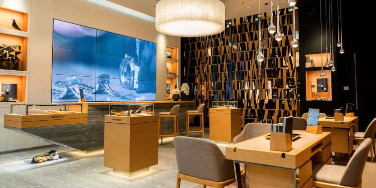Audemars Piguet Boutique and Service Center façade at The Dubai Mall