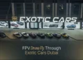 Inside the Exotic Cars Dubai showroom - official drone video still