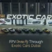Inside the Exotic Cars Dubai showroom - official drone video still