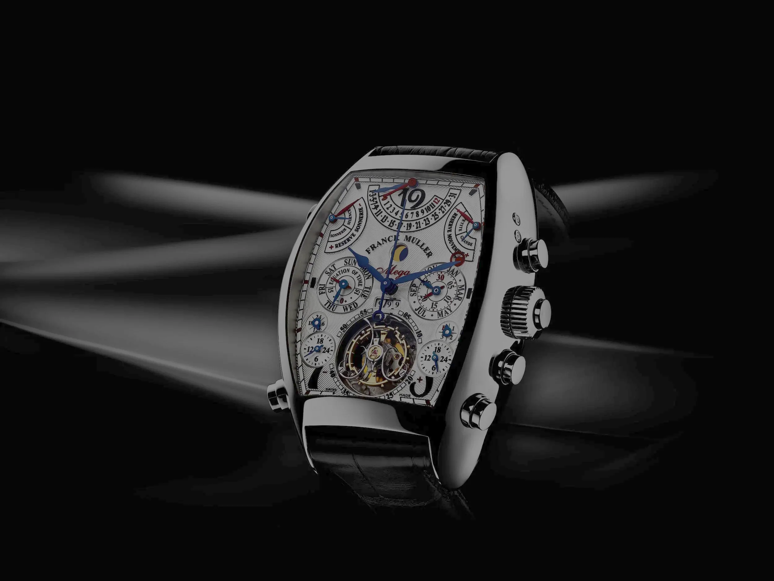 The Franck Muller Aeternitas Mega, one of the house’s most elaborate grand complications