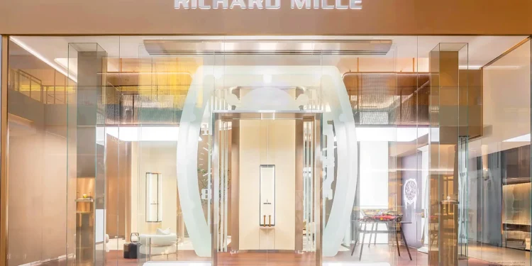 Richard Mille Dubai Boutique Dubai Mall Storefront Hdr Ultra-HDR Tandem OLED