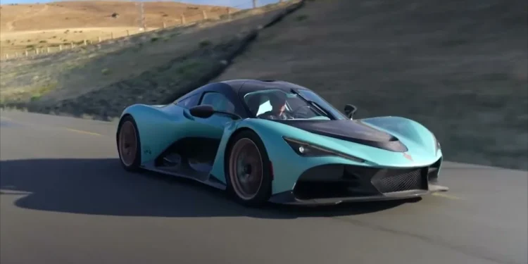 Zenvo Aurora hypercar at The Elite Cars showroom Dubai - official video still